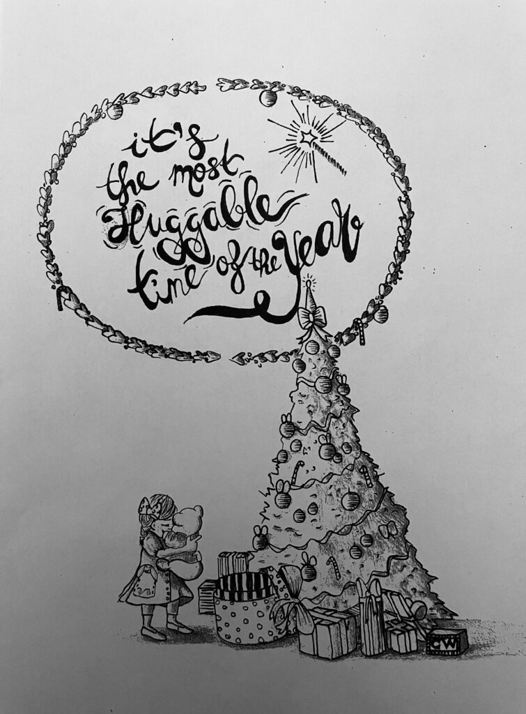 kerstkaart 2022 caroline wernars